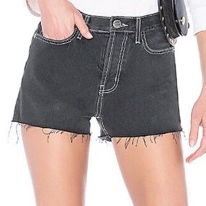 Current Elliott High Waist Jean Shorts
